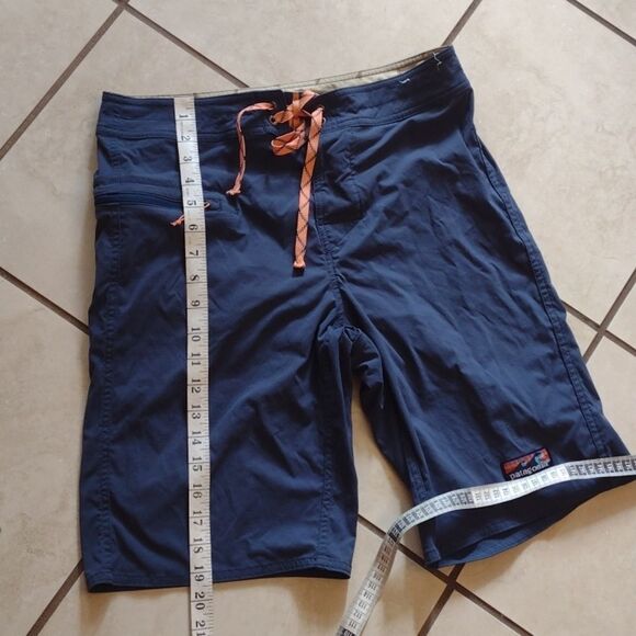 Patagonia Stretch Wavefarer Board Shorts Dark Blue Swim Trunk size 30 - Picture 10 of 15
